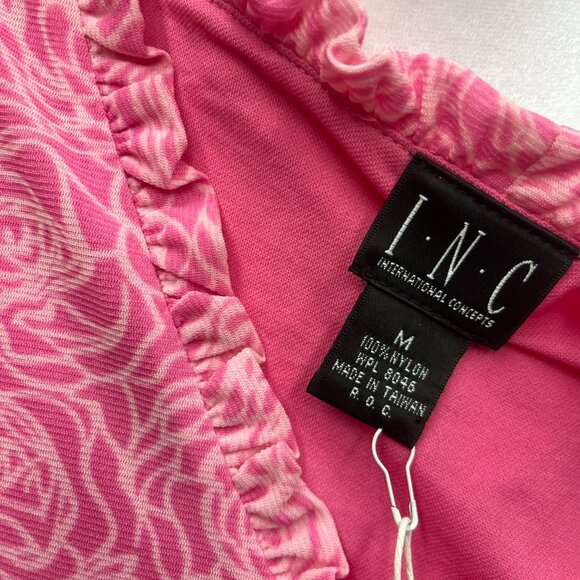 Vintage Pink Rose Mesh Top - Picture 5 of 5